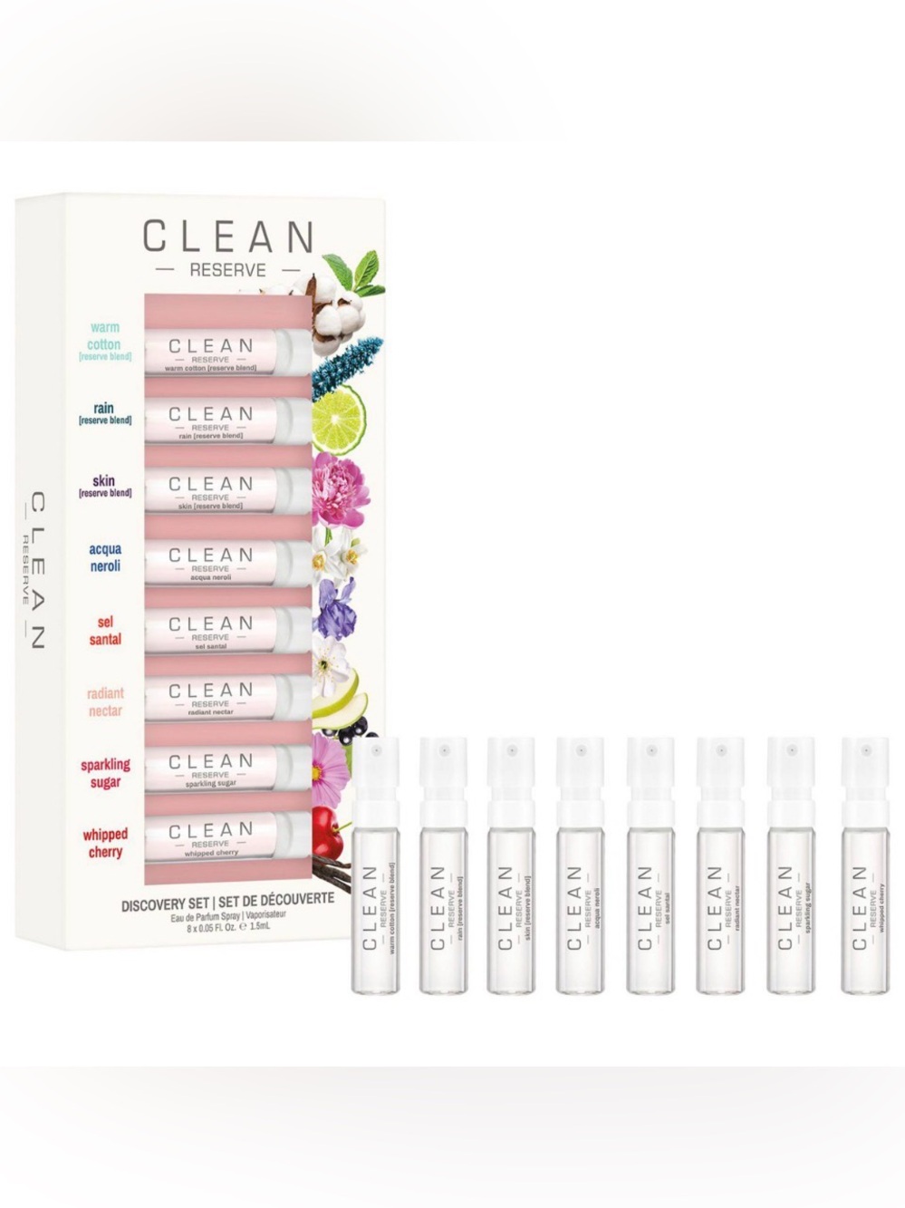 CLEAN Reserve Women’s Discovery Set — Pink Eau de Parfum Samplers